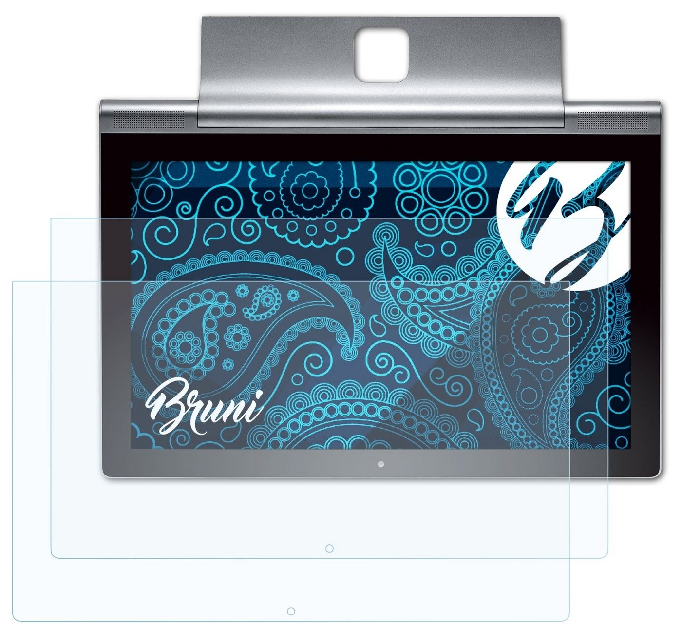 Bruni Schutzfolie für Lenovo Yoga Tablet 2 Pro 13.3 inch, (2 Folien), praktisch unsichtbar von Bruni