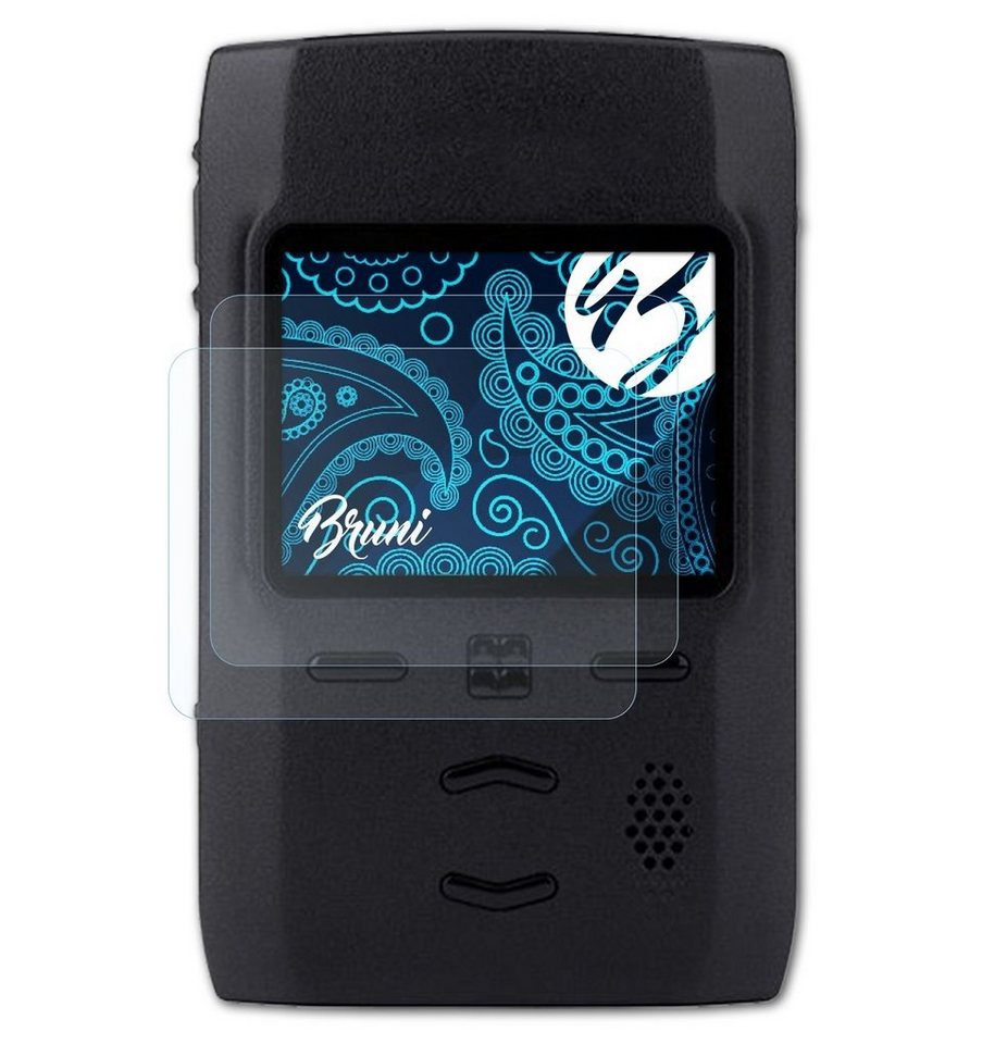 Bruni Schutzfolie für Motorola TPG2200 Tetra Pager, (2 Folien), praktisch unsichtbar von Bruni