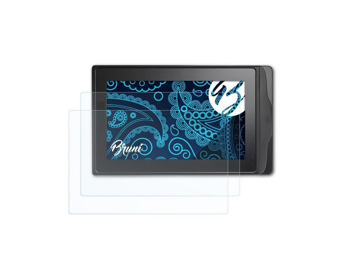Bruni Schutzfolie für Oracle Micros Tablet R-Series, (2 Folien), praktisch unsichtbar von Bruni