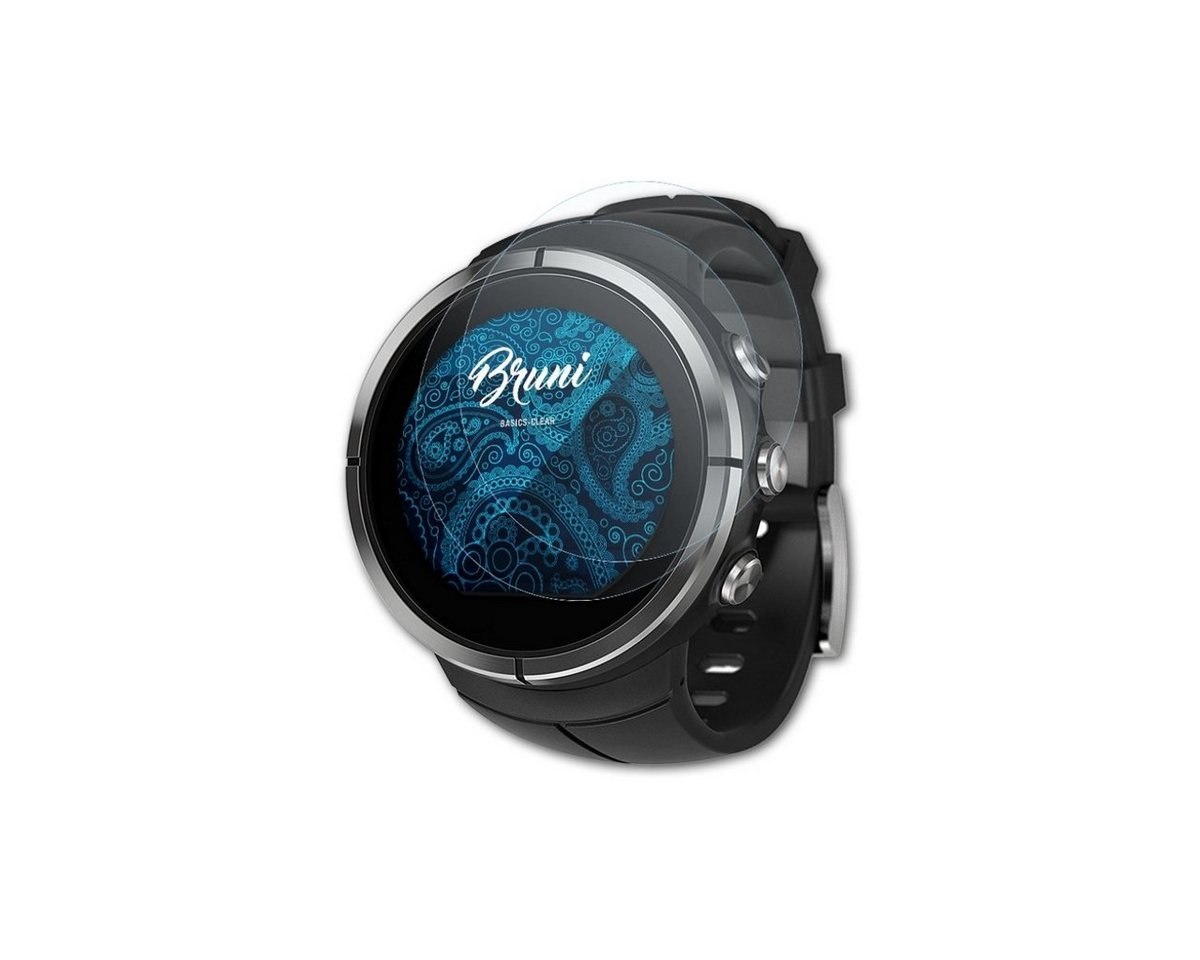 Bruni Schutzfolie für Suunto Spartan Ultra/Sport, (2 Folien), praktisch unsichtbar von Bruni