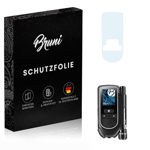 Bruni Schutzfolie kompatibel mit Accu Chek Mobile Folie, glasklare Displayschutzfolie (2X) von Bruni