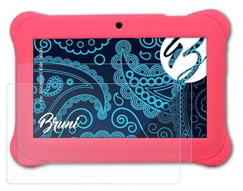 Bruni Schutzfolie kompatibel mit Alldaymall Kids Tablet Folie, glasklare Displayschutzfolie (2X) von Bruni