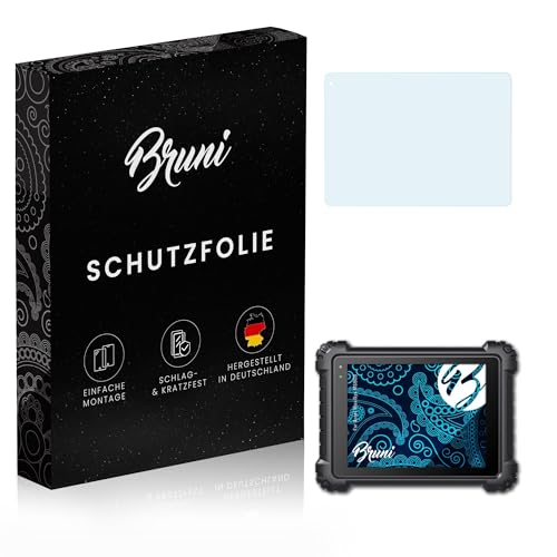 Bruni Schutzfolie kompatibel mit Autel MaxiSys MS909 Folie, glasklare Displayschutzfolie (2X) von Bruni