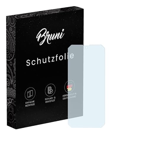 Bruni Schutzfolie kompatibel mit Blackview BV6200 Pro Folie, glasklare Displayschutzfolie (2X) von Bruni