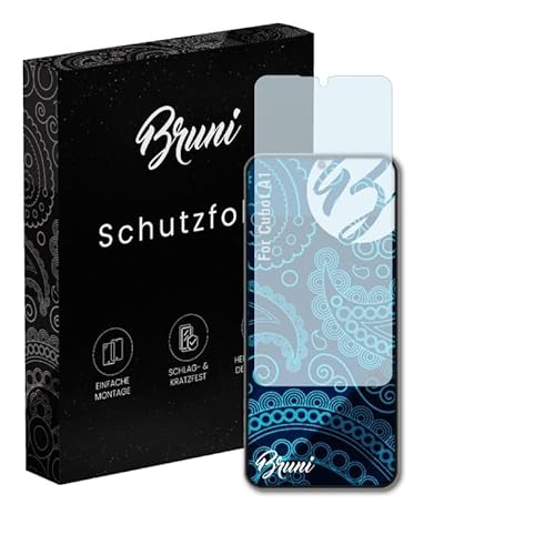 Bruni Schutzfolie kompatibel mit Cubot A1 Folie, glasklare Displayschutzfolie (2X) von Bruni