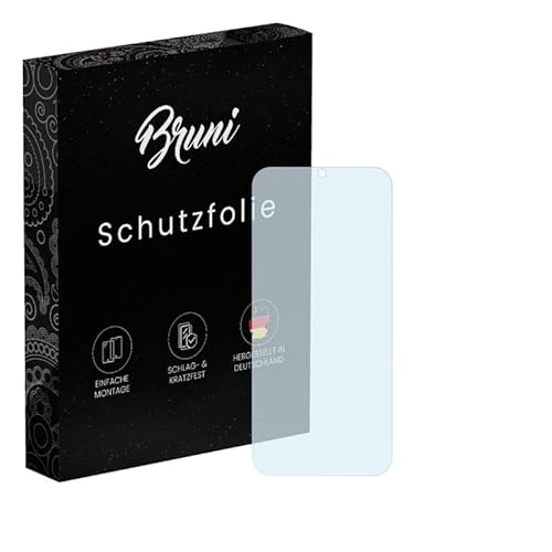 Bruni Schutzfolie kompatibel mit Cubot King Kong X Pro Folie, glasklare Displayschutzfolie (2X) von Bruni