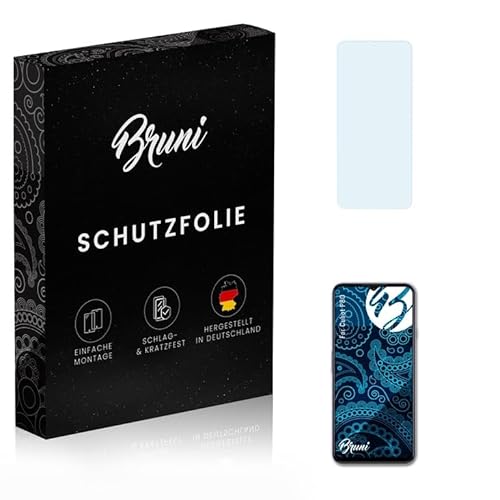 Bruni Schutzfolie kompatibel mit Cubot P80 Folie, glasklare Displayschutzfolie (2X) von Bruni