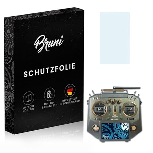Bruni Schutzfolie kompatibel mit FrSky Horus X10 Express Folie, glasklare Displayschutzfolie (2X) von Bruni
