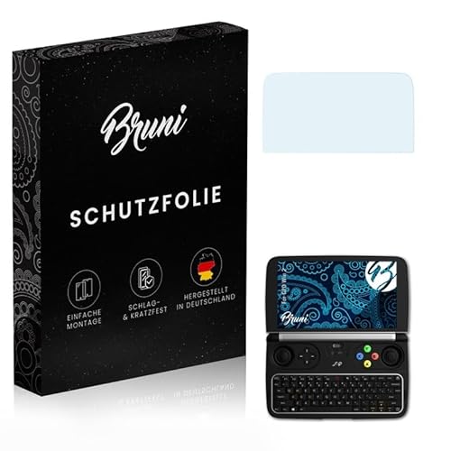 Bruni Schutzfolie kompatibel mit GPD Win 2 Folie, glasklare Displayschutzfolie (2X) von Bruni