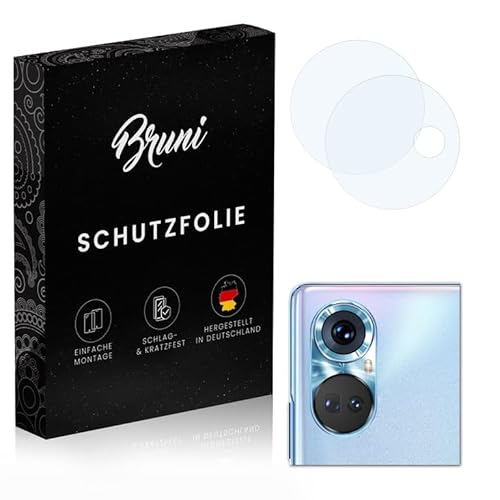 Bruni Schutzfolie kompatibel mit Honor 50 Lens Folie, glasklare Displayschutzfolie (2er Set) von Bruni