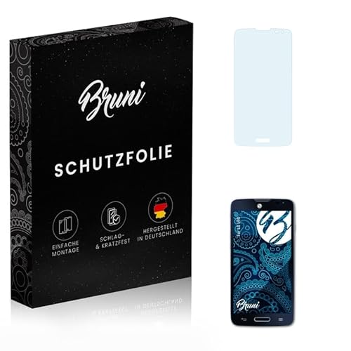 Bruni Schutzfolie kompatibel mit LG L90 Folie, glasklare Displayschutzfolie (2X) von Bruni