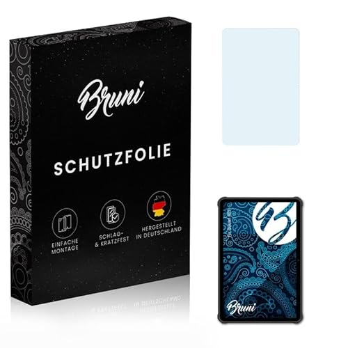 Bruni Schutzfolie kompatibel mit Oukitel RT5 Folie, glasklare Displayschutzfolie (2X) von Bruni