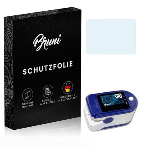 Bruni Schutzfolie kompatibel mit Pulox PO-200 Folie, glasklare Displayschutzfolie (2X) von Bruni