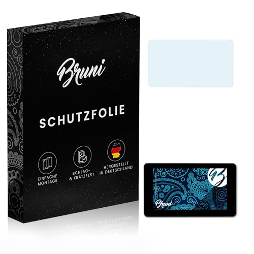 Bruni Schutzfolie kompatibel mit Raspberry Pi 7 Zoll Bildschirm Folie, glasklare Displayschutzfolie (2X) von Bruni