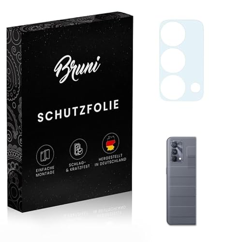 Bruni Schutzfolie kompatibel mit Realme GT Master Edition Lens Folie, glasklare Displayschutzfolie (2X) von Bruni
