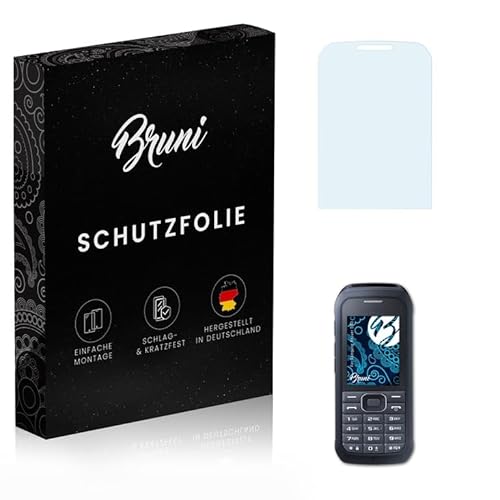 Bruni Schutzfolie kompatibel mit Samsung Xcover 550 Folie, glasklare Displayschutzfolie (2X) von Bruni