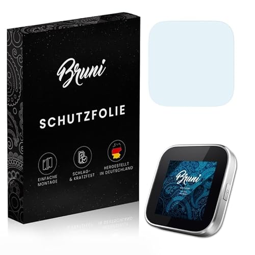 Bruni Schutzfolie kompatibel mit Sony SmartWatch Folie, glasklare Displayschutzfolie (2X) von Bruni