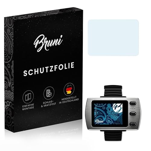 Bruni Schutzfolie kompatibel mit Suunto Eon Steel Folie, glasklare Displayschutzfolie (2X) von Bruni