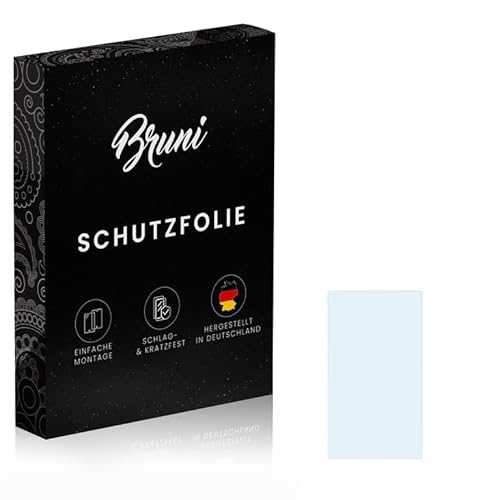 Bruni Schutzfolie kompatibel mit Think PC Progretti Monitor 86mm x 153mm Folie, glasklare Displayschutzfolie (2X) von Bruni