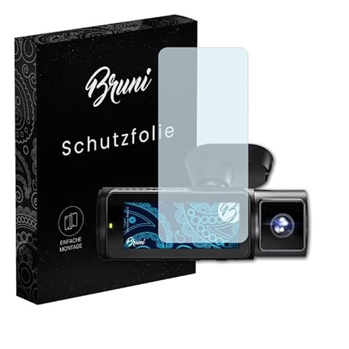 Bruni Schutzfolie kompatibel mit Vantrue Nexus 5 Folie, glasklare Displayschutzfolie (2X) von Bruni
