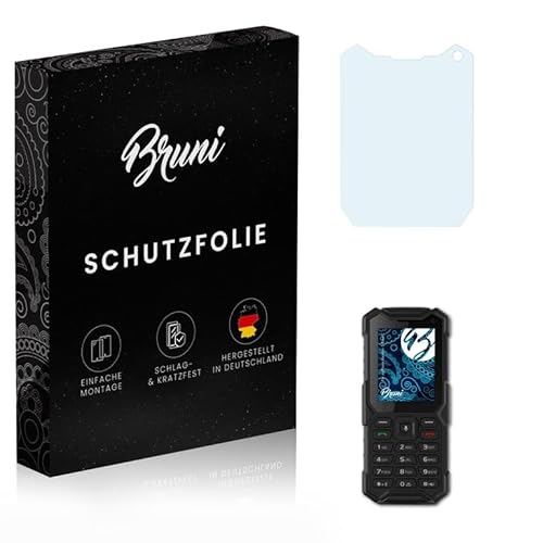 Bruni Schutzfolie kompatibel mit myPhone Hammer 5 Smart Folie, glasklare Displayschutzfolie (2X) von Bruni