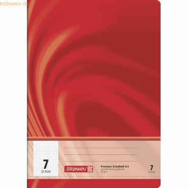 20 x Brunnen Schulheft Young Vivendi A4 Lineatur 7 90 g/qm 16 Blatt von Brunnen