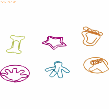 24 x Brunnen Büroklammer Clip ca. 3cm Motive sortiert VE=24 Stück 24 x Brunnen Büroklammer Clip ca. 3cm Motive sortiert VE=24 Stück von Brunnen