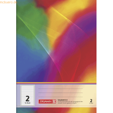 25 x Brunnen Schulheft A4 Lineatur 2 80 g/qm 16 Blatt 25 x Brunnen Schulheft A4 Lineatur 2 80 g/qm 16 Blatt von Brunnen