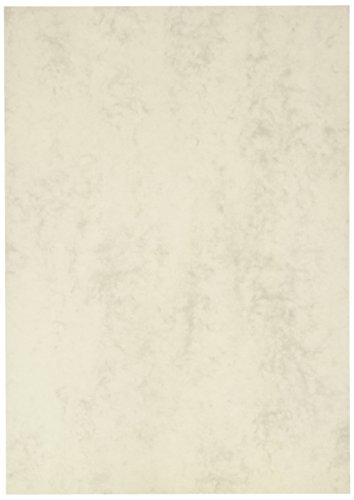 BRUNNEN 105141280 Universalpapier / Multifunktionspapier Marmor (A4, 160 g/m², 25 Blatt, marmoriert) grau von Brunnen