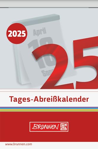 BRUNNEN Abreißkalender 2025 Nr. 4 | 65×98 mm von BRUNNEN