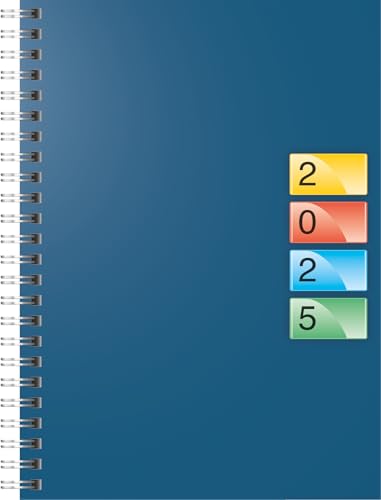 BRUNNEN Buchkalender DATAline Mod. 796 40 2025 | A5, Karton, blau von BRUNNEN