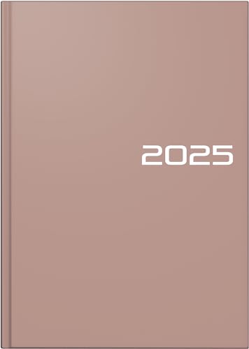 BRUNNEN Buchkalender Modell 795 (2025), 1 Seite = 1 Tag, A5, 352 Seiten, Grafik-Einband, caramel von Brunnen