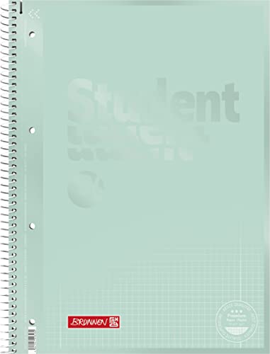 BRUNNEN Collegeblock Premium Student Colour Code A4 Deckblatt: mint von Brunnen