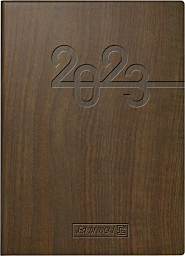 BRUNNEN Tageskalender „Nature“ Modell 736 2023 Blattgröße 10 x 14 cm braun von BRUNNEN