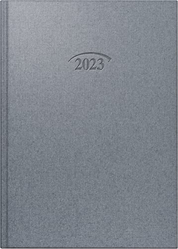 BRUNNEN Tageskalender Modell 765 2023 Blattgröße 14,3 x 20,2 cm stratossilberfarben von Brunnen