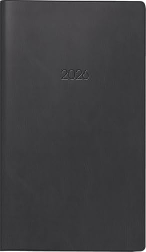 BRUNNEN Taschenkalender Mod. 758 2026 | A6, Kunststoff, schwarz BRUNNEN Taschenkalender Mod. 758 2026 | A6, Kunststoff, schwarz von BRUNNEN