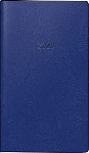 BRUNNEN Wochenkalender Modell 755 2023 Blattgröße 8,7 x 15,3 cm dunkelblau von Brunnen