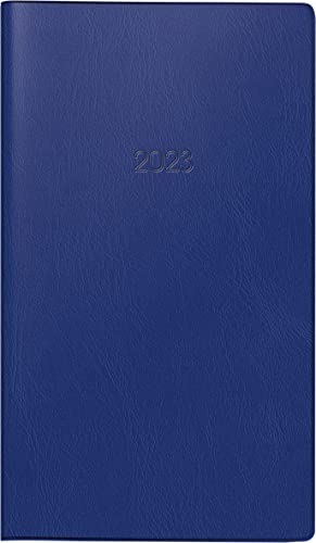 BRUNNEN Wochenkalender Modell 755 2023 Blattgröße 8,7 x 15,3 cm dunkelblau von BRUNNEN