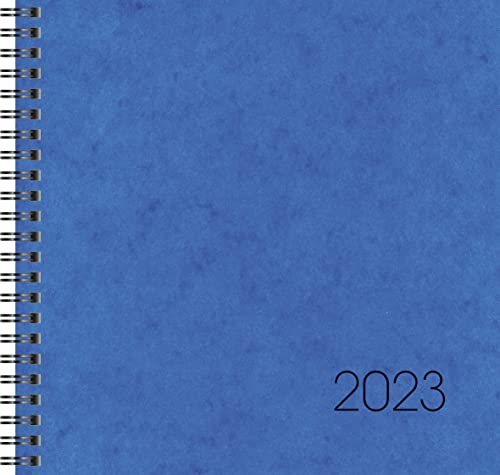 BRUNNEN Wochenkalender Modell 766 2023 Blattgröße 21 x 20,5 cm blau von BRUNNEN