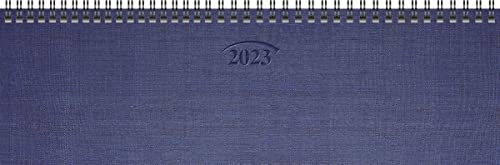 BRUNNEN Wochenkalender Modell 777 2023 Blattgröße 32,6 x 10,2 cm blau von Brunnen