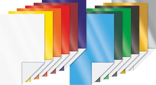 Heyda Glanzpapier-Bastelmappe (Buntpapier) | 18,5×29,5 cm, 12 Blatt, 80 g/m² Heyda Glanzpapier-Bastelmappe (Buntpapier) | 18,5×29,5 cm, 12 Blatt, 80 g/m² von BRUNNEN