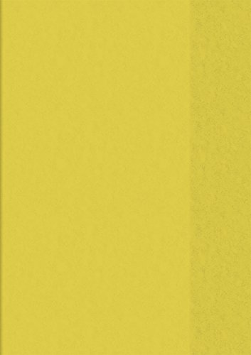 Brunnen 104050410 Hefthülle / Heftumschlag (A4, Folie, transparent, mit Namensschild in der Einstecktasche) gelb von Brunnen