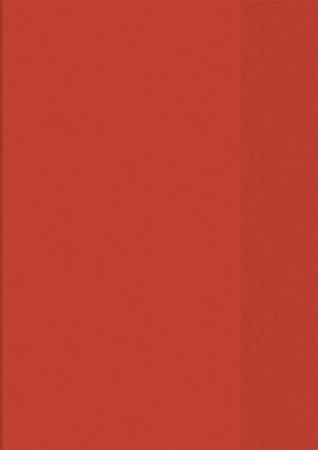 Brunnen 104050420 Hefthülle / Heftumschlag (A4, Folie, transparent, mit Namensschild in der Einstecktasche) rot von Brunnen
