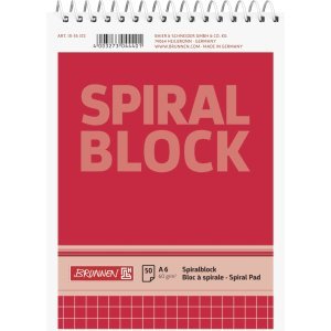 Brunnen 20 x Spiralnotizblock A6 kariert 50 Blatt Brunnen 20 x Spiralnotizblock A6 kariert 50 Blatt von Brunnen