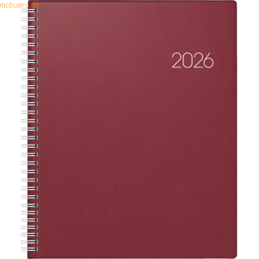 Brunnen Buchkalender Manager Wt7 weektimer 21x26cm 1 Woche/2 Seiten Ku von Brunnen