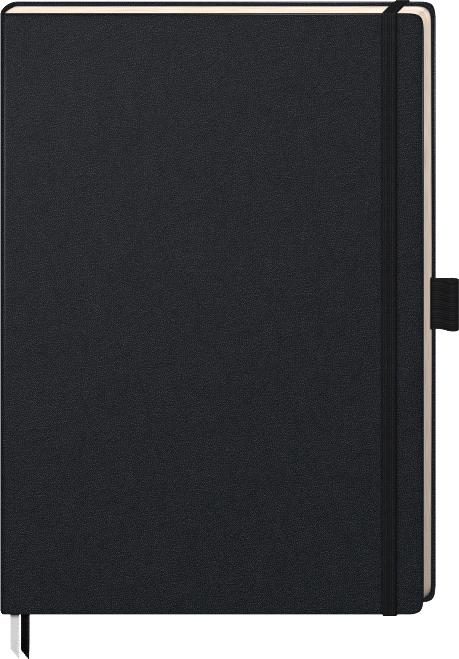 Brunnen Kompagnon - Monochromatisch - Schwarz - 192 Blätter - 80 g/m² - Punktgitter-Papier - Hardcover (105528905) von Brunnen