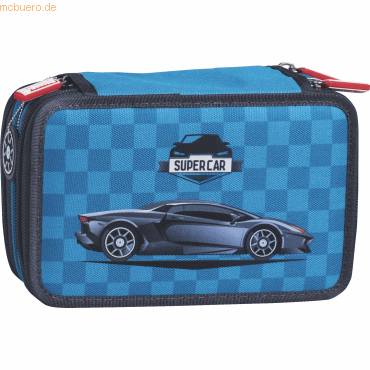 Brunnen Schülerer-Etui 3 Reissverschlüsse Supercar2 von Brunnen