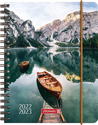 Brunnen Schülerkalender „Lake“ 2022/2023 A6 2 Seiten = 1 Woche, 1071855183, Motiv: Lake von Brunnen