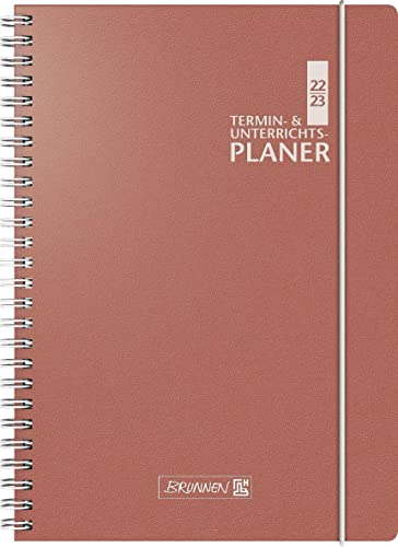 Brunnen Schülerkalender Lehrer-Sortiment 2022/2023 Überformat A4: 23 x 29,7 cm korall: 2 Seiten = 1 Woche, 1075761233 von BRUNNEN