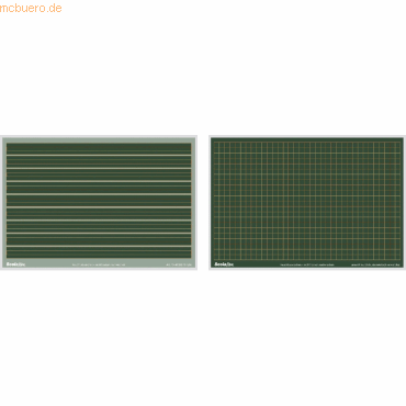 Brunnen Schülertafel Scolaflex L1A 265x180mm grün von Brunnen